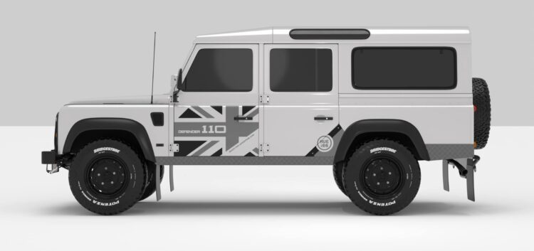 Defender White -- Dark Grey-Ligth Grey -- Face B