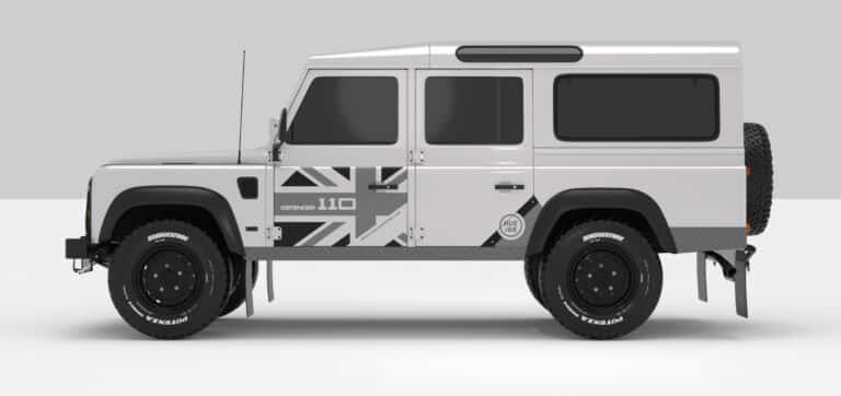 Defender White -- Dark Grey-Ligth Grey -- Face B
