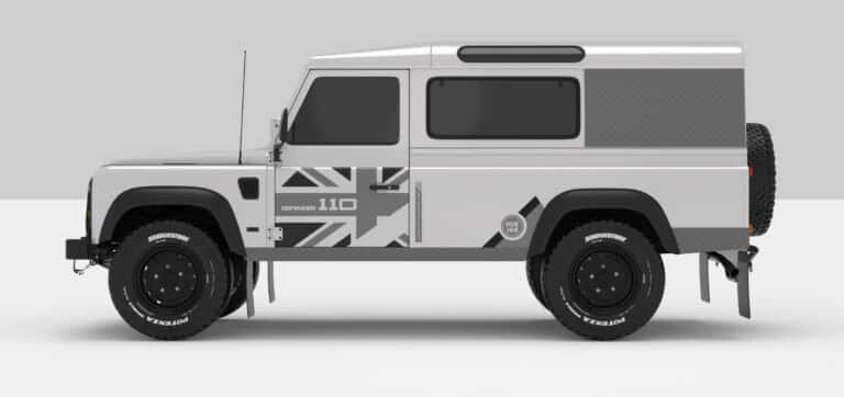 Defender White -- Dark Grey-Ligth Grey -- Face B