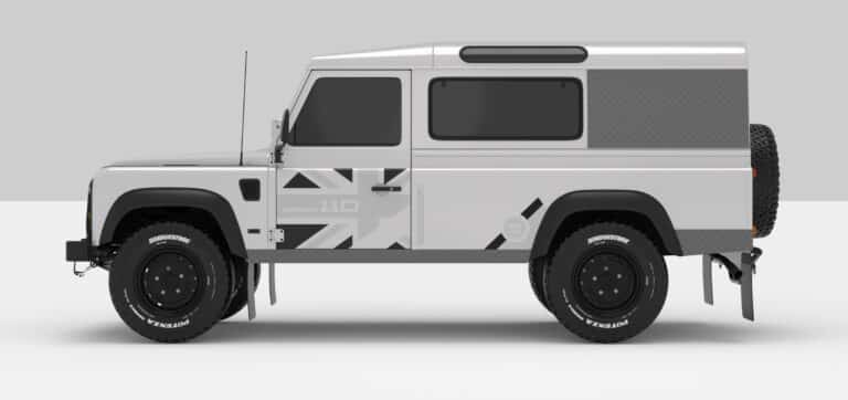 Defender White -- Dark Grey-Super Ligth Grey -- Face B