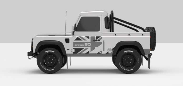 Defender White -- Dark Grey / Ligth Grey -- Face B