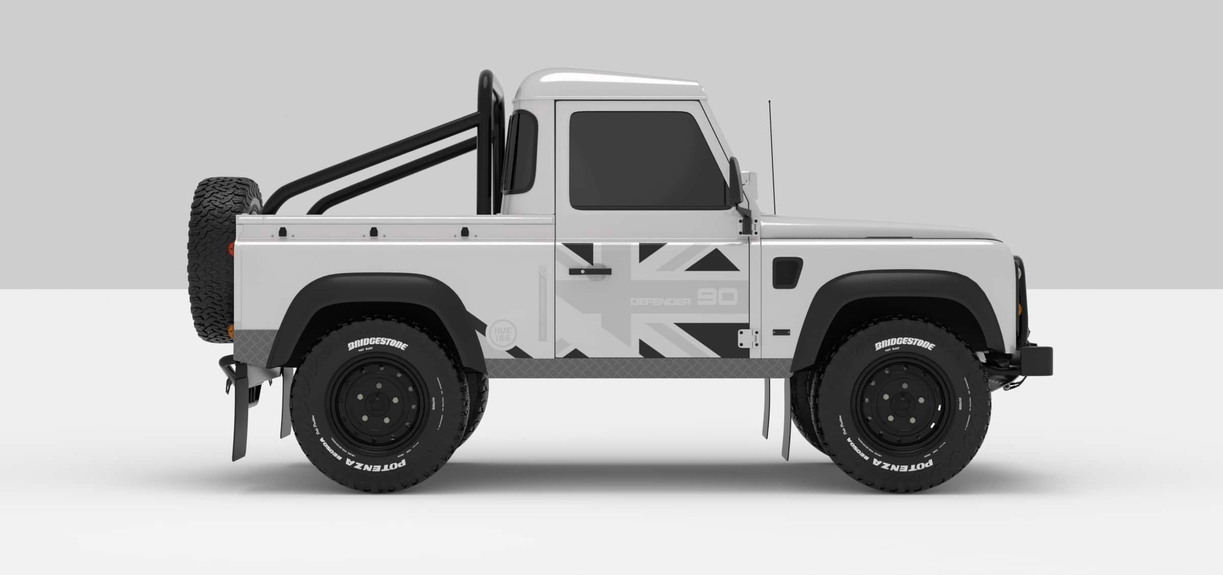 Defender White -- Dark Grey / Super Ligth Grey