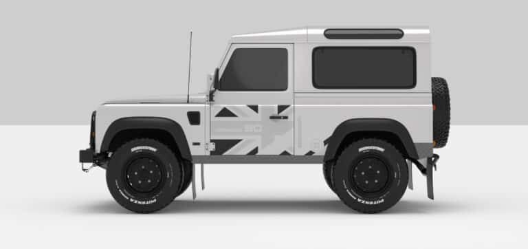 Defender White -- Dark Grey / Super Ligth Grey -- Face B
