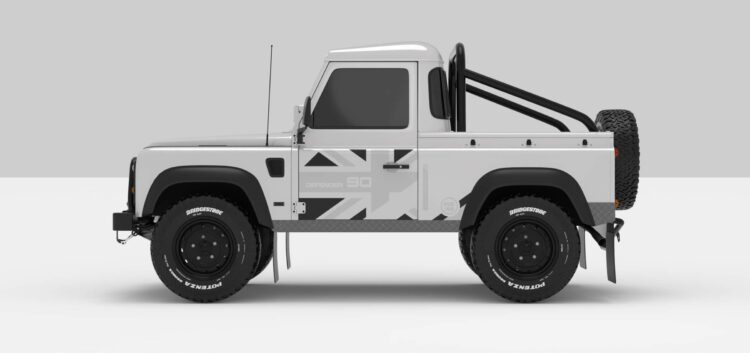 Defender White -- Dark Grey / Super Ligth Grey -- Face B