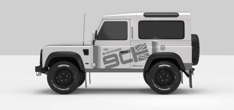 Stickers Décoration Land Rover Defender