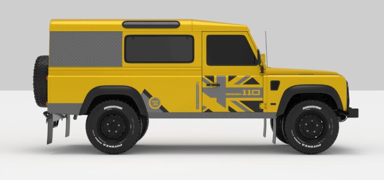 Defender Yellow -- Dark Grey-Ligth Grey