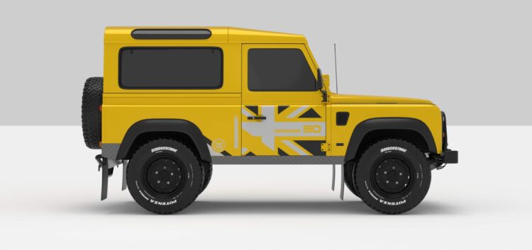 Defender Yellow -- Dark Grey / Super Ligth Grey