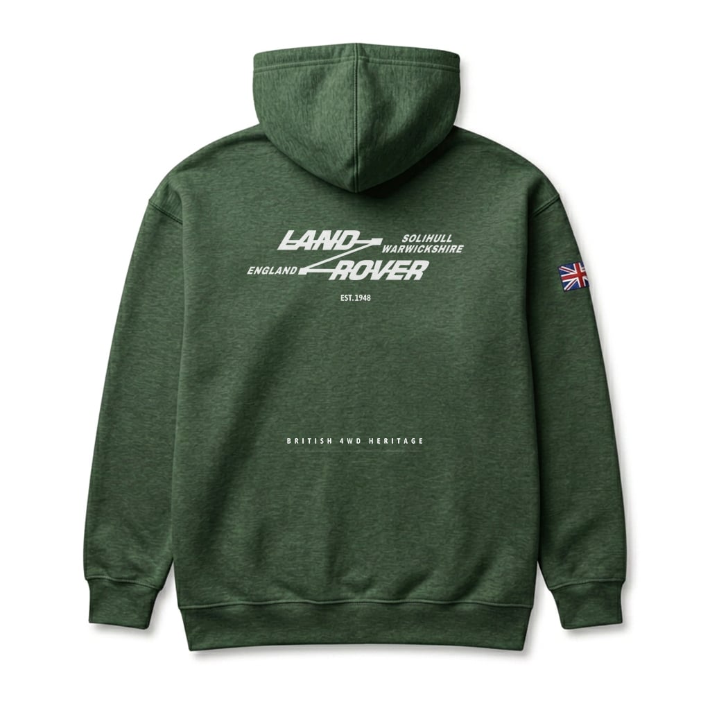 Veste à capuche Land Rover - Forest Green Veste à capuche Land Rover - Forest Green