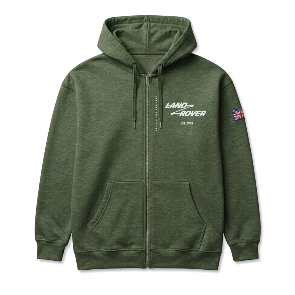 Veste à capuche Land Rover - Forest Green Veste à capuche Land Rover - Forest Green