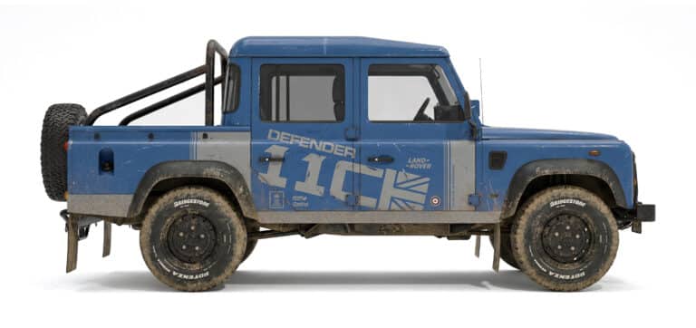 KIT-N°03 Sticker décoratif pour Land Rover Defender 110 Crew Cab Pick-Up