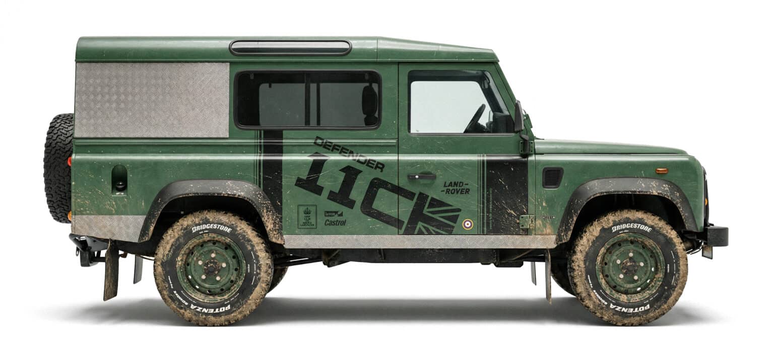 KIT-N°04 Sticker décoratif pour Land Rover Defender 110 Hard Top Windows