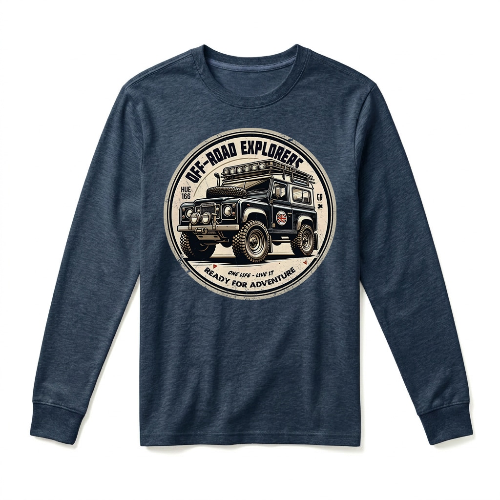 T-shirt Manches Longues Land Rover Series - Navy T-shirt Manches Longues Land Rover Series - Navy