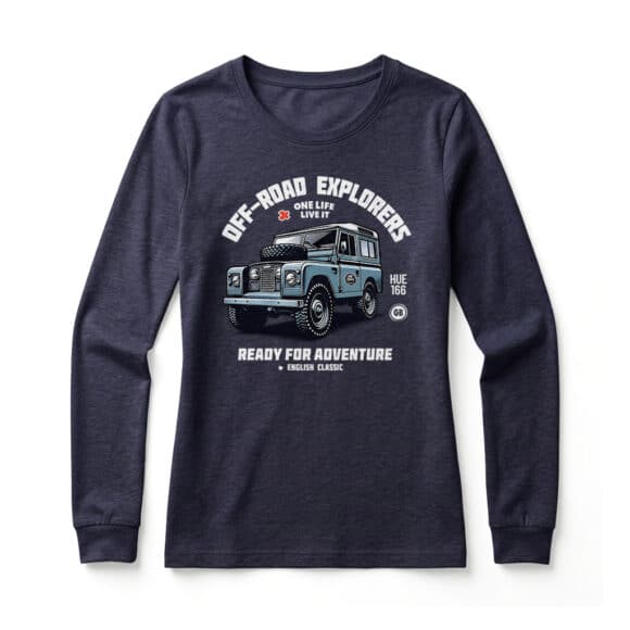 T-shirt Manches Longues Land Rover Series - Navy