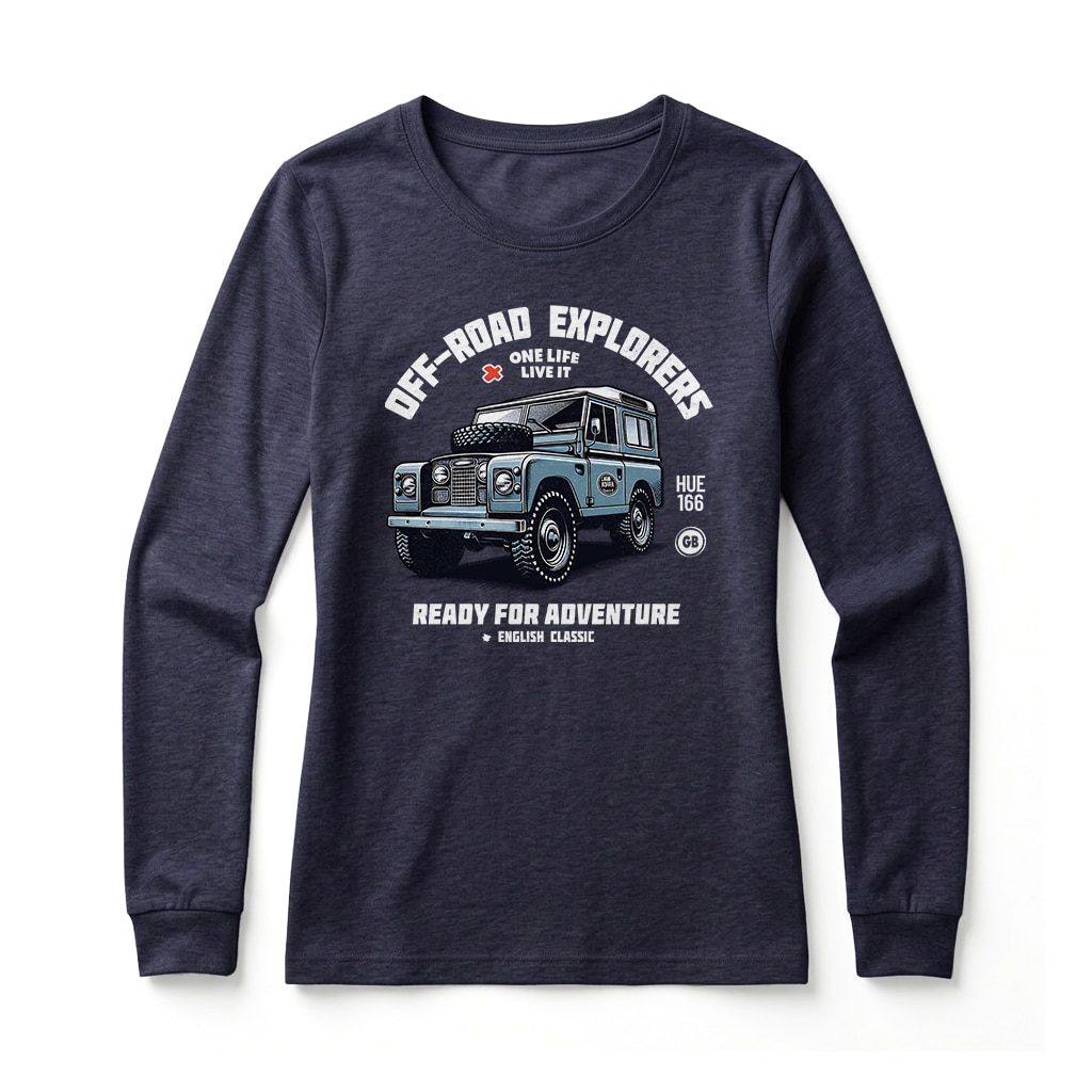 Land Rover Series Long Sleeve T-Shirt - Navy Land Rover Series Long Sleeve T-Shirt - Navy