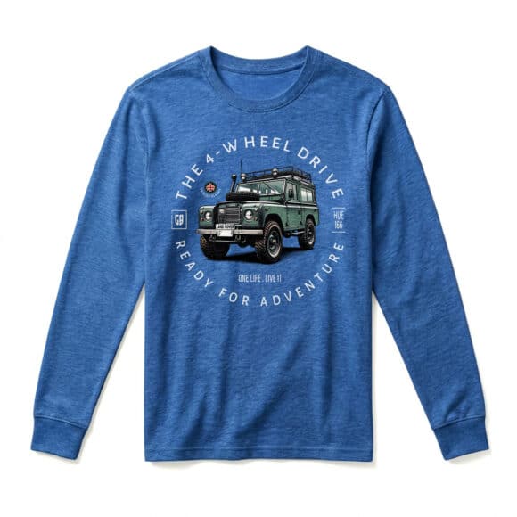 T-shirt Manches Longues Land Rover Series - Royal