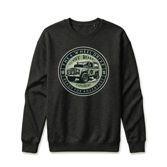 Sweatshirt Land Rover Defender 90 - Black