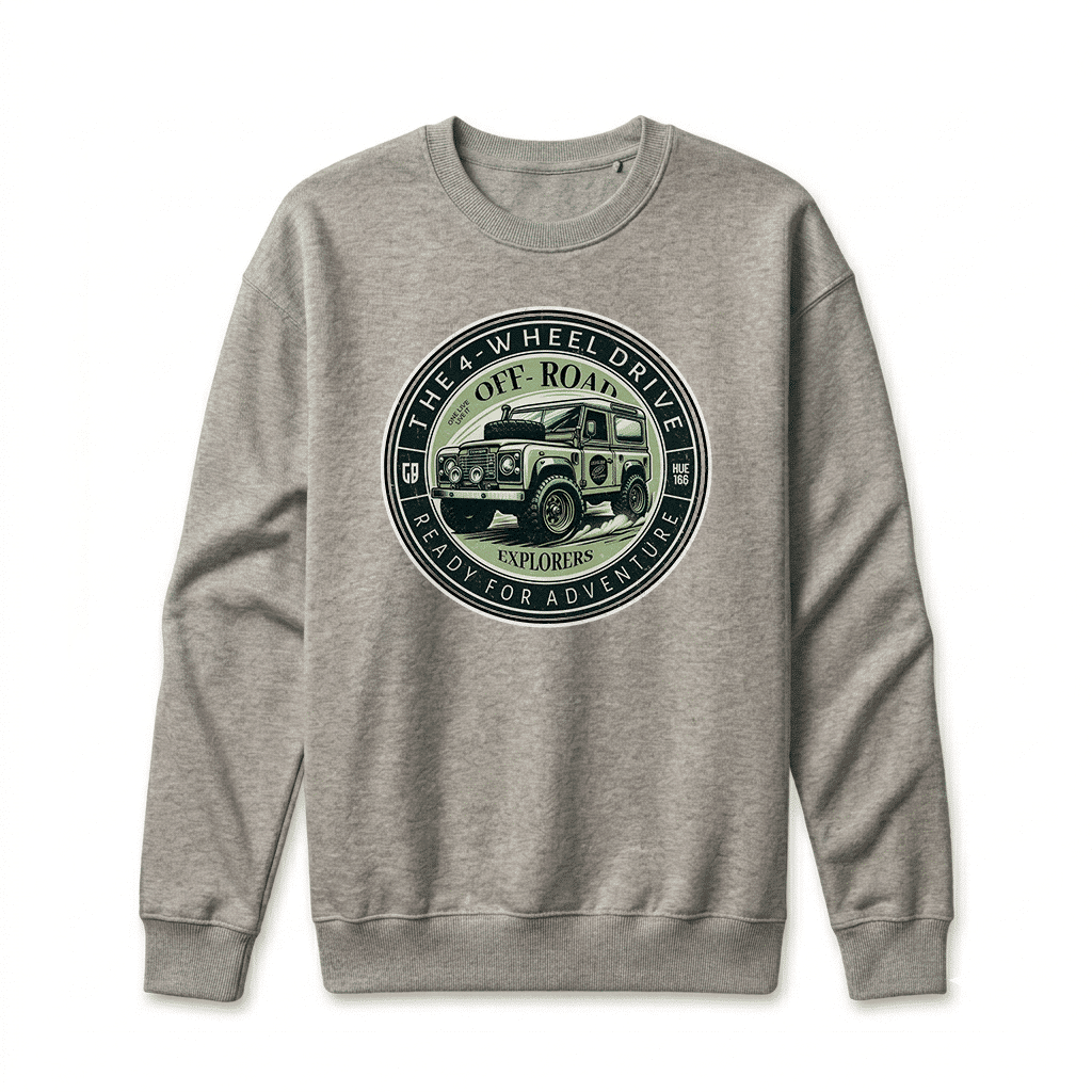 Sweatshirt Land Rover Defender 90 - Carbon Grey Sweatshirt Land Rover Defender 90 - Carbon Grey