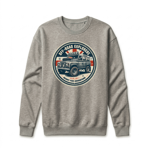 Sweatshirt Land Rover Defender 110 - Carbon-Grey