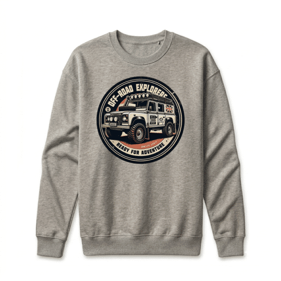 Sweatshirt Land Rover Defender 110 - Carbon Grey