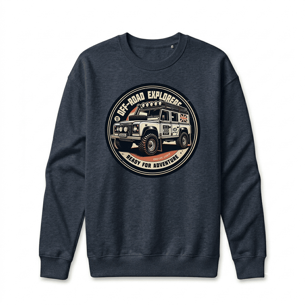 Sweatshirt Land Rover Defender 110 - Navy Blazer Sweatshirt Land Rover Defender 110 - Navy Blazer