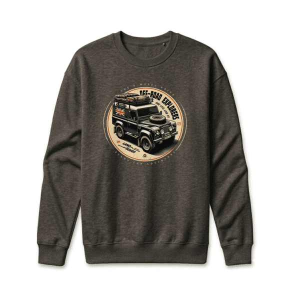 Sweatshirt Land Rover Defender 90 - Vintage Black