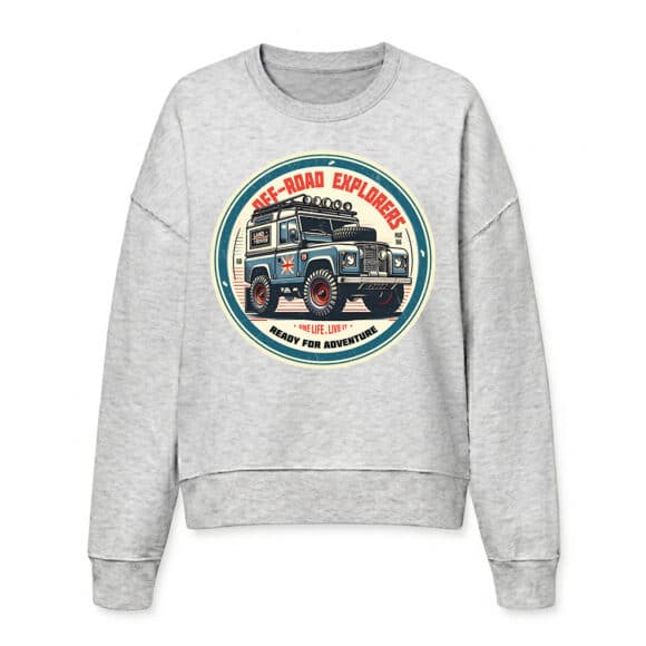 Sweatshirt Land Rover Series - Cool Heather Grey