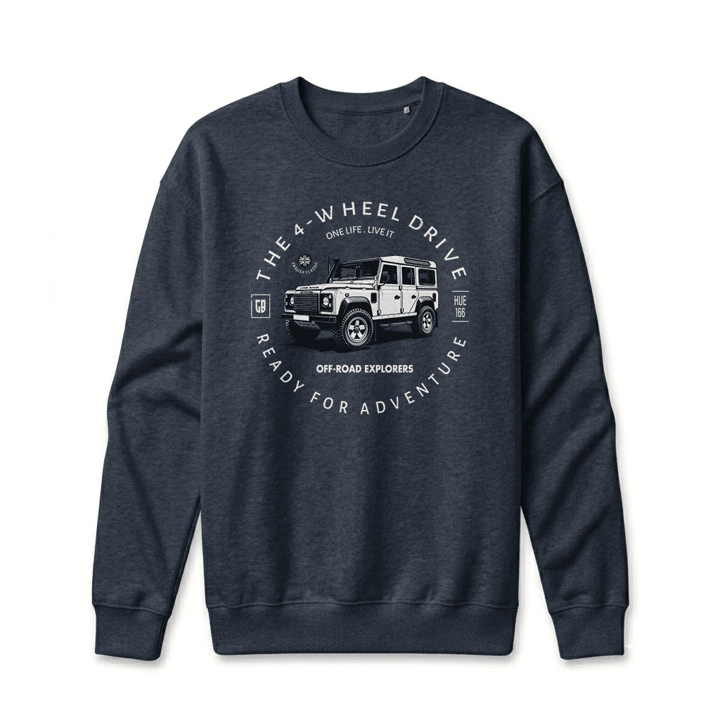 Sweatshirt Land Rover Defender 110 - Navy Blazer Sweatshirt Land Rover Defender 110 - Navy Blazer