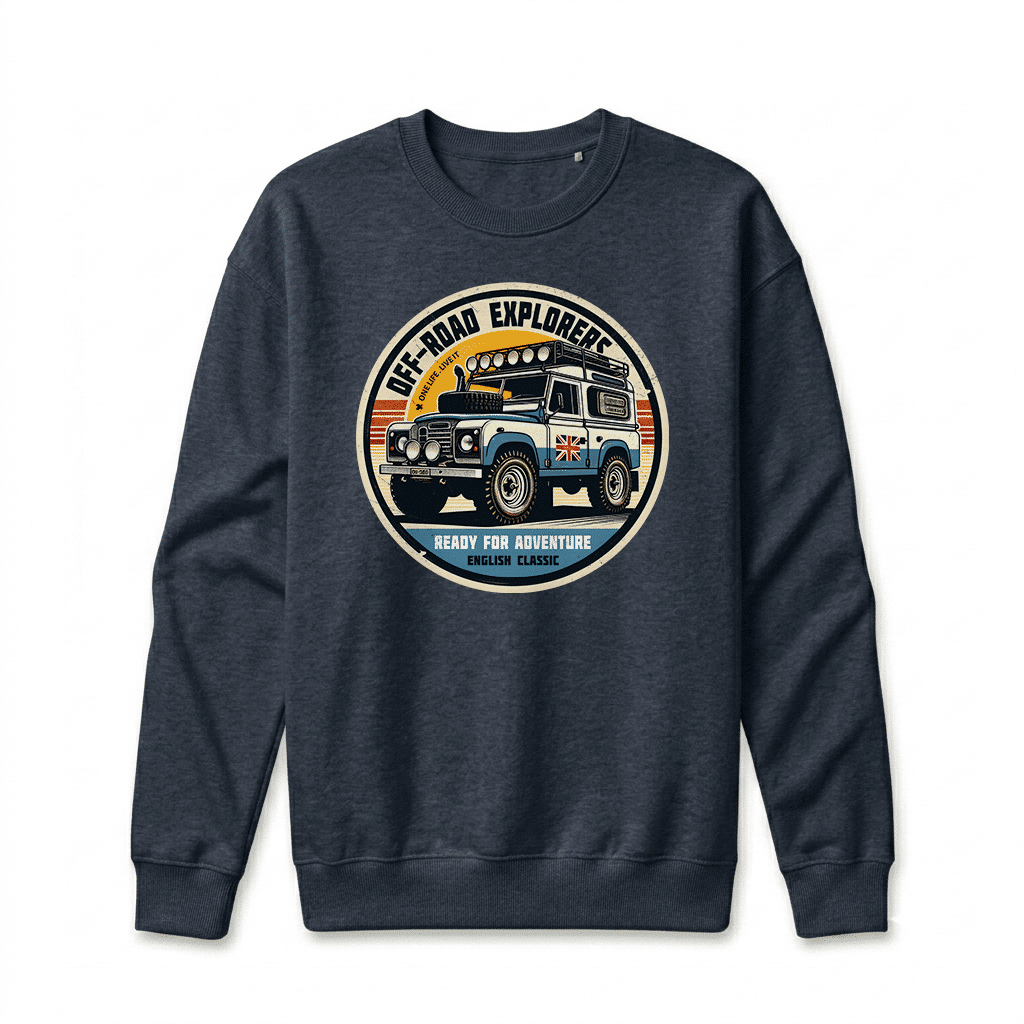 Sweatshirt Land Rover Defender 90 - Navy Blazer Sweatshirt Land Rover Defender 90 - Navy Blazer