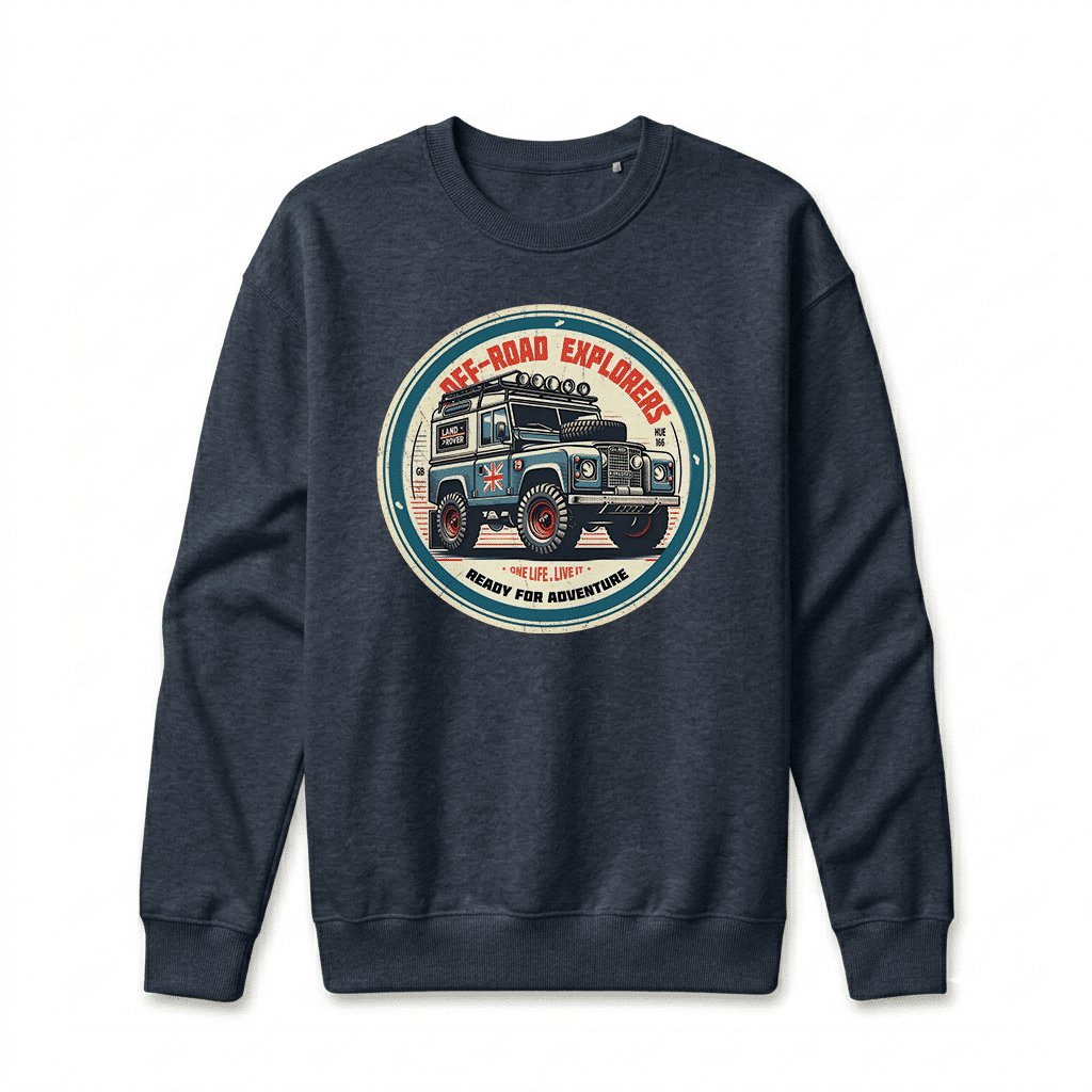 Sweatshirt Land Rover Series - Navy Blazer Sweatshirt Land Rover Series - Navy Blazer
