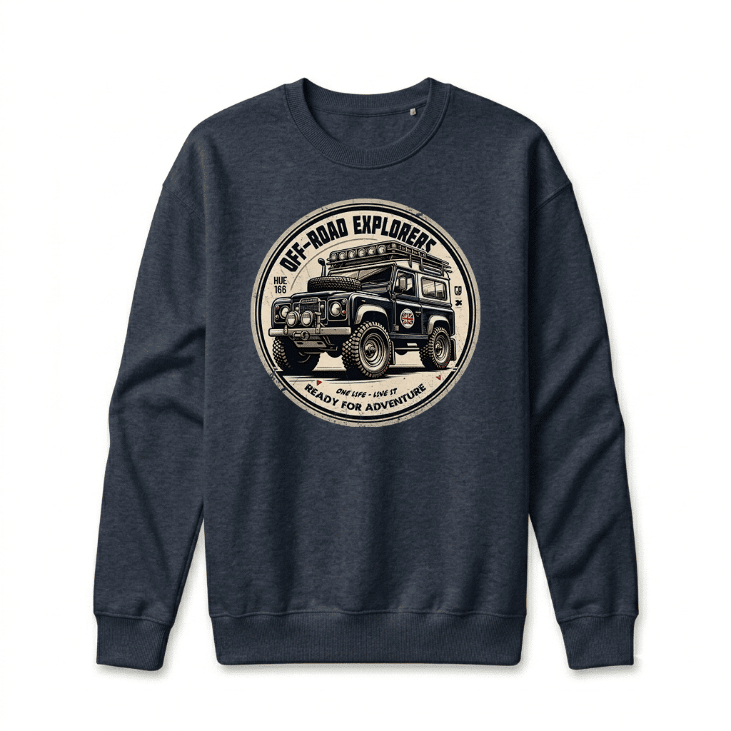 Sweatshirt Land Rover Series - Navy Blazer Sweatshirt Land Rover Series - Navy Blazer