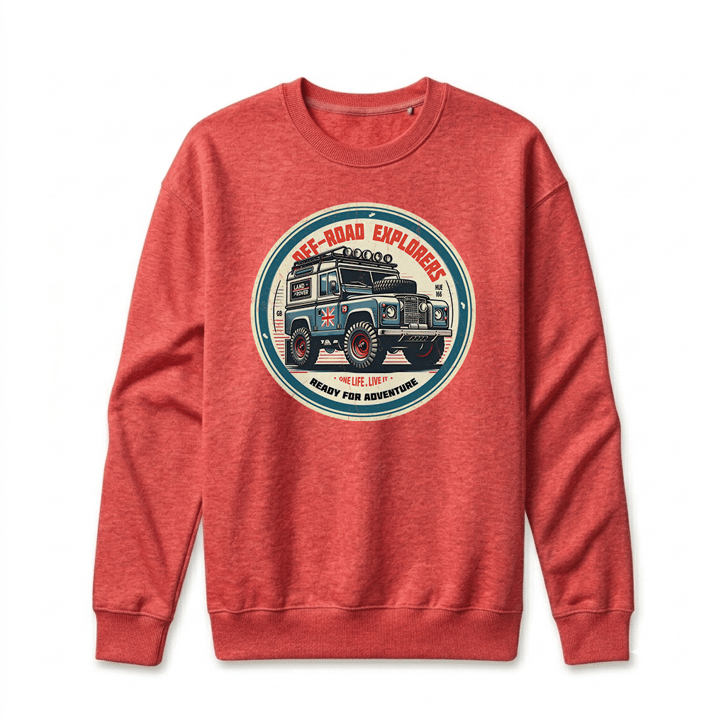 Sweatshirt Land Rover Series - Team Red Sweatshirt Land Rover Series - Team Red