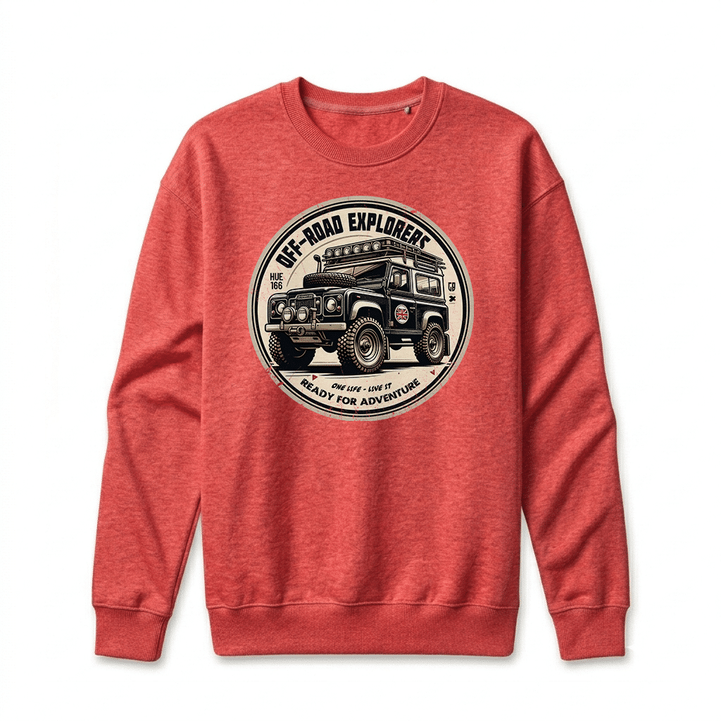 Sweatshirt Land Rover Series - Team Red Sweatshirt Land Rover Series - Team Red