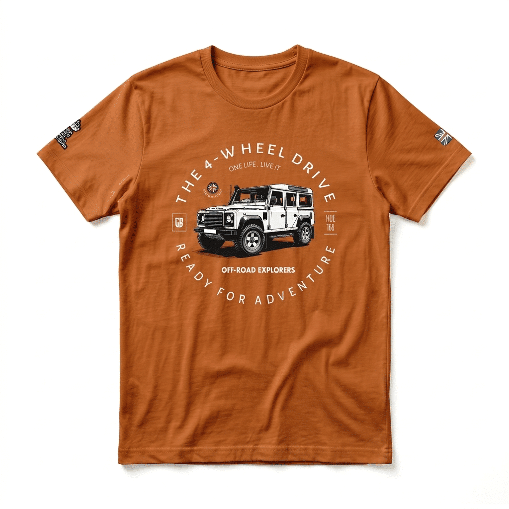 T-shirt Land Rover Defender 110 - Autumn T-shirt Land Rover Defender 110 - Autumn