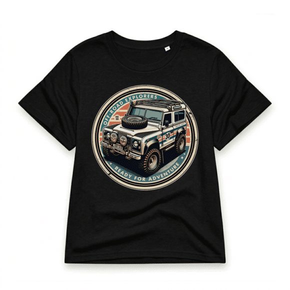 T-shirt Land Rover Defender 90 - Black