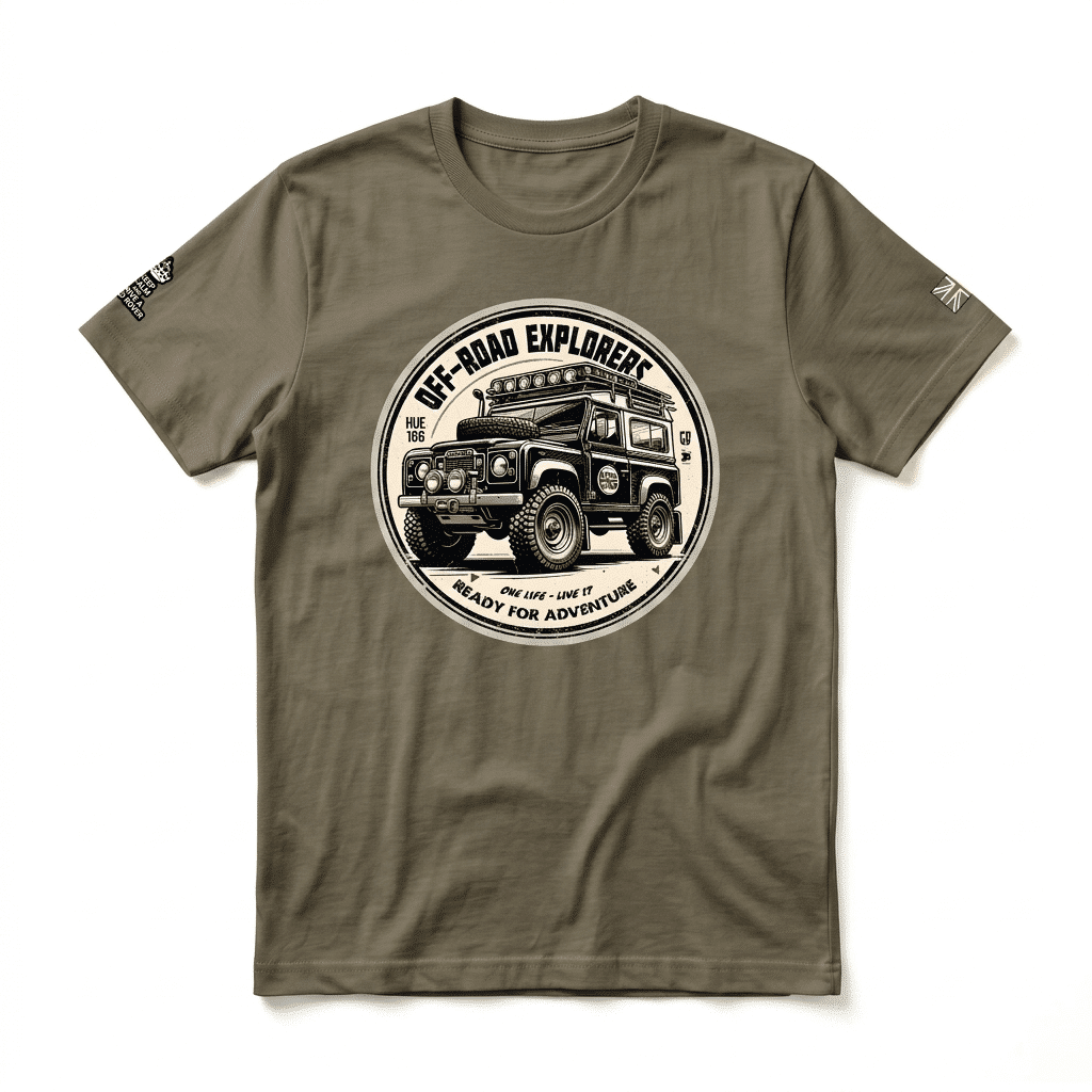 T-shirt Land Rover Series - Army T-shirt Land Rover Series - Army