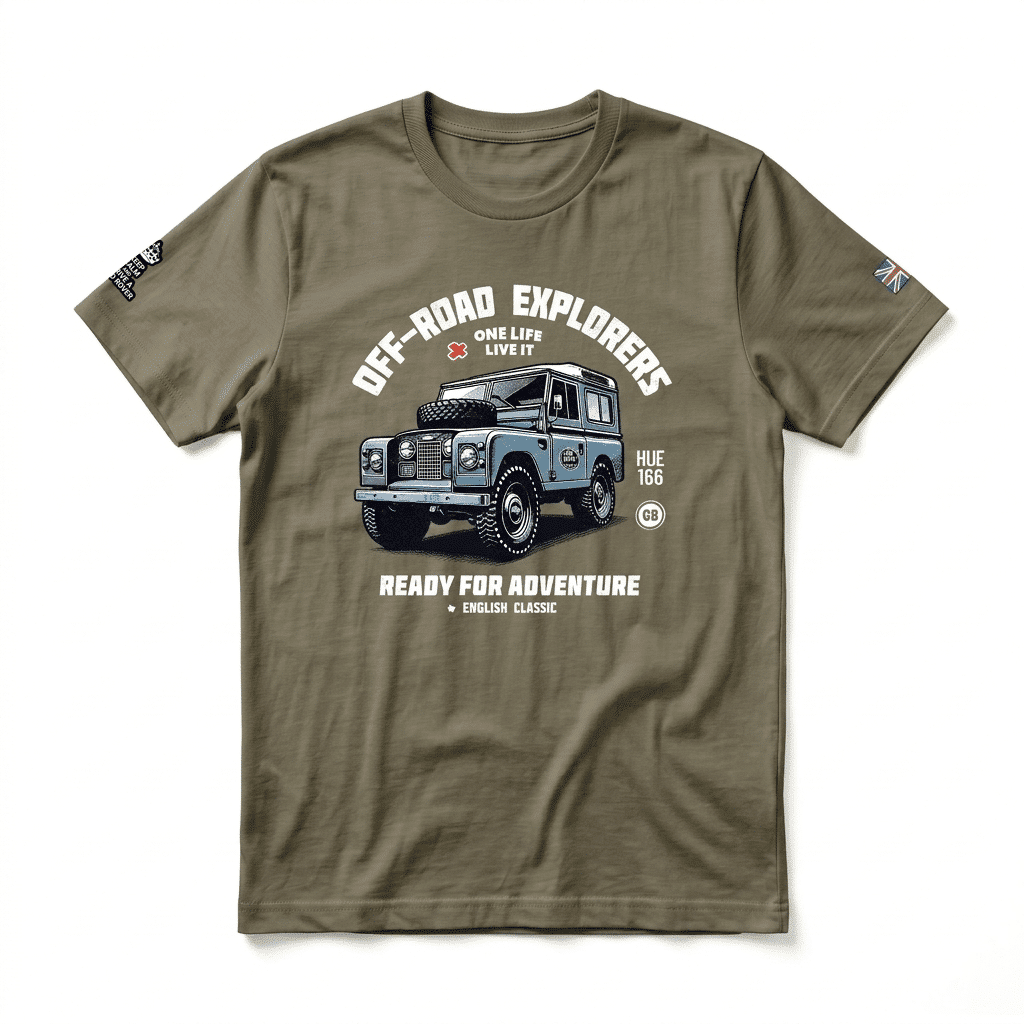 T-shirt Land Rover Series - Army T-shirt Land Rover Series - Army