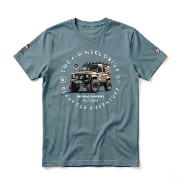 T-shirt Land Rover defender 110 - Heather Deep Teal