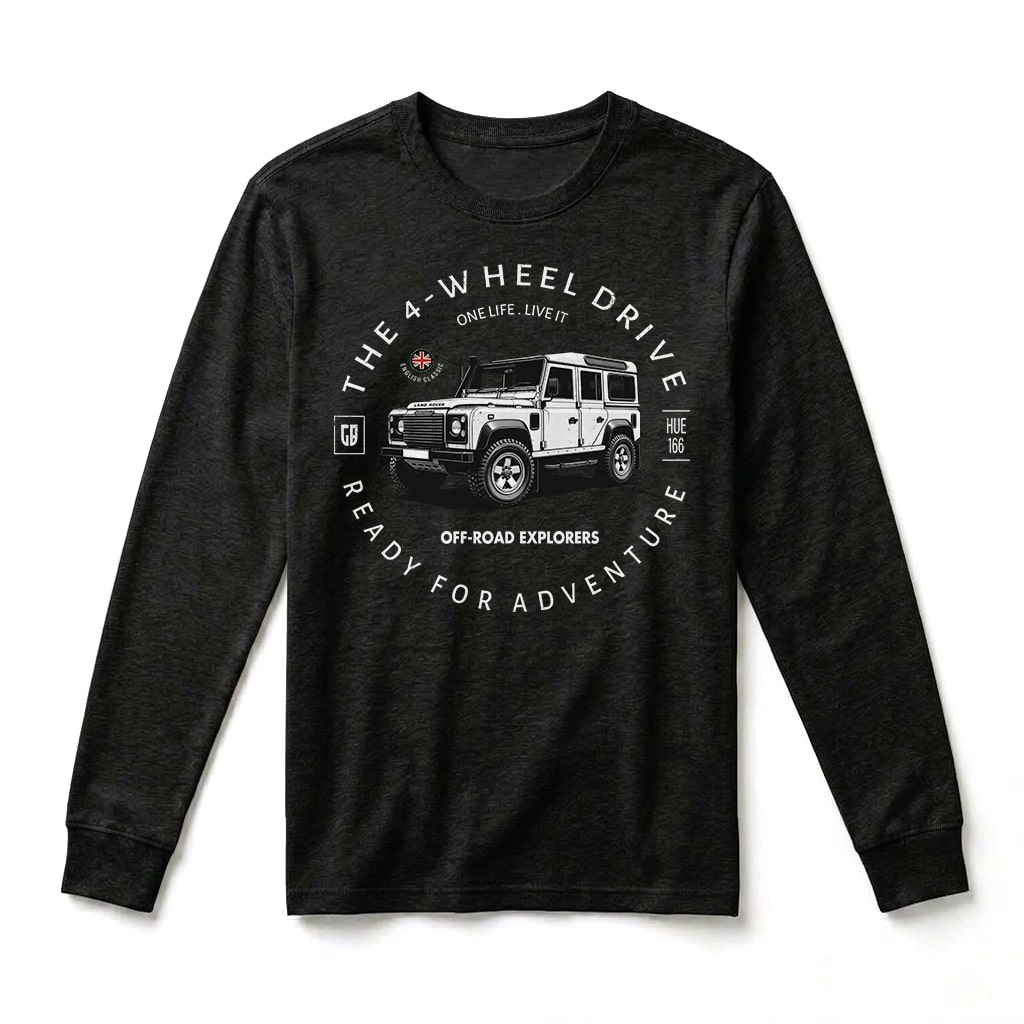 T-shirt Manches Longues Land Rover Defender 110 - Black T-shirt Manches Longues Land Rover Defender 110 - Black