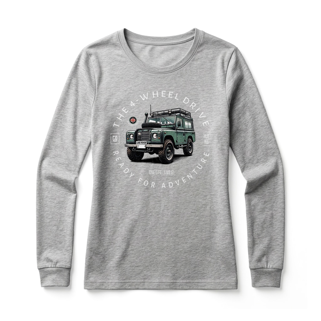 Land Rover Series Long Sleeve T-Shirt - Athletic Heather Land Rover Series Long Sleeve T-Shirt - Athletic Heather