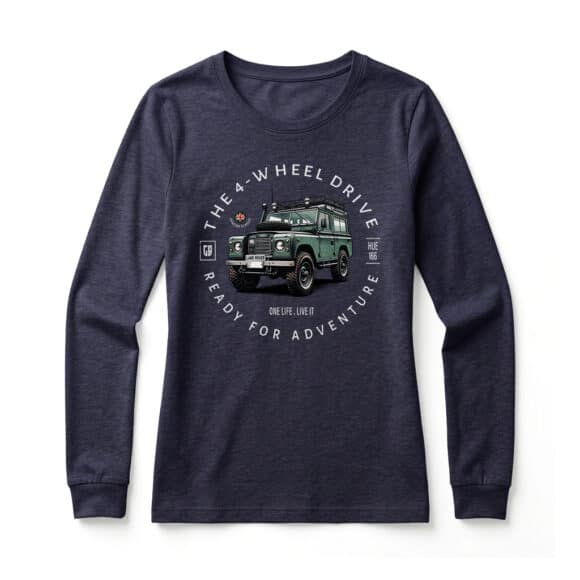 T-shirt Manches Longues Land Rover Series - Navy
