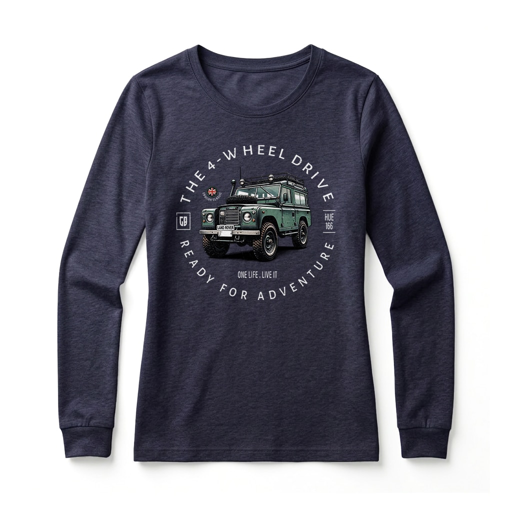 Land Rover Series Long Sleeve T-Shirt - Navy Land Rover Series Long Sleeve T-Shirt - Navy