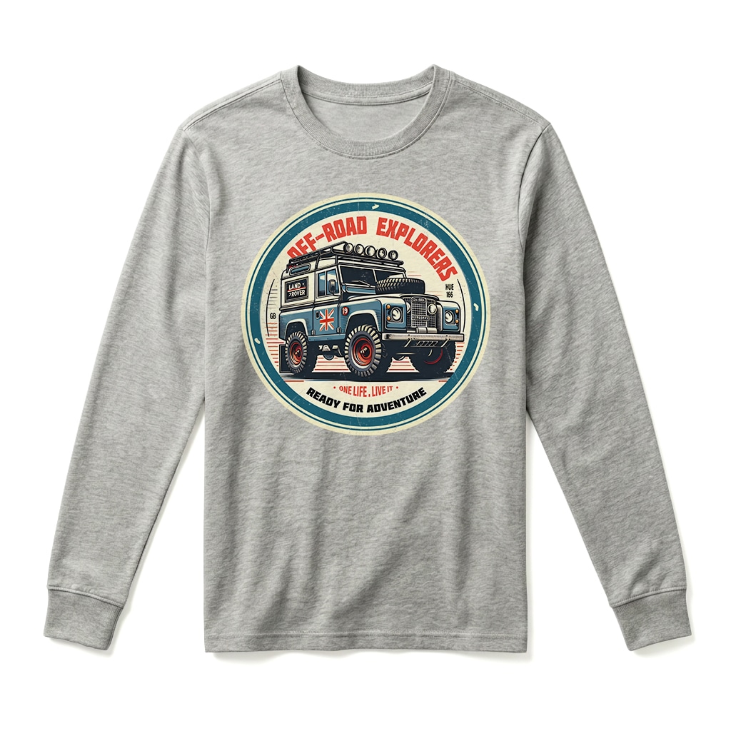 T-shirt Manches Longues Land Rover Series - Sport Grey