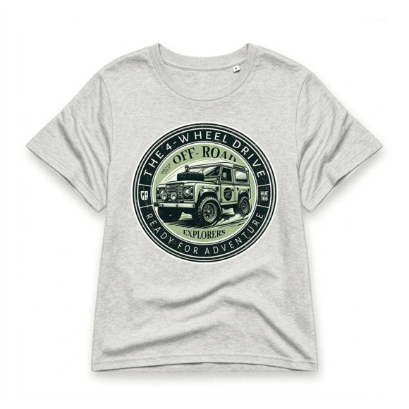 t-shirt Land Rover Defender 90 - Heather Grey